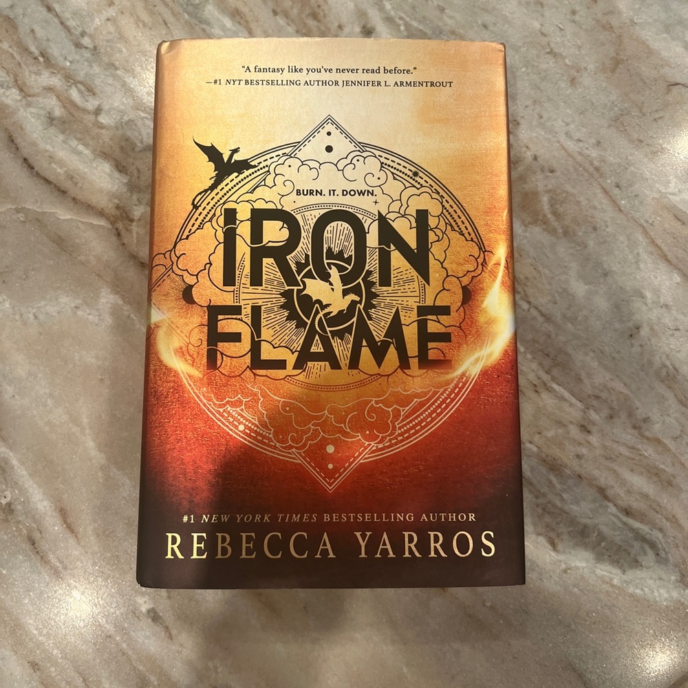 Iron Flame Hardcover Book by Rebecca Yarros